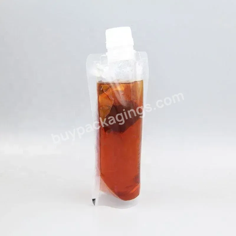 Customized Design Logo Packaging Cosmetic Sample Nozzle Bag Stand Up With Pouch 10ml Cosmetic Spout Pouch Bag