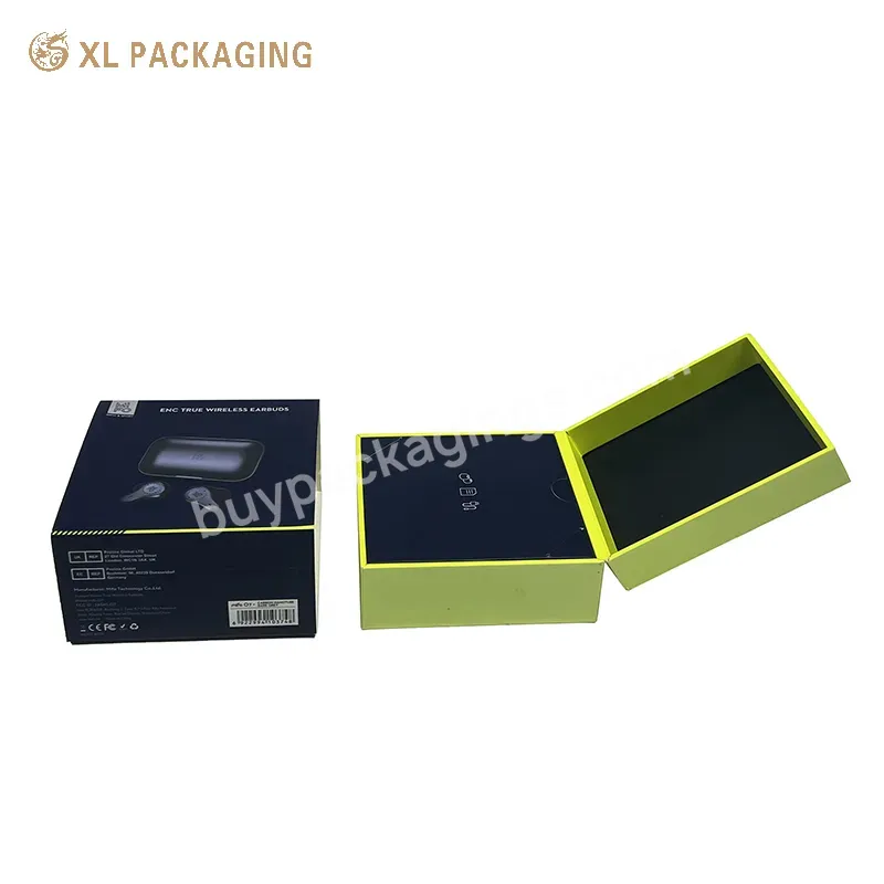 Customized Electronics Packaging Earphone Mobile Phone Bluetooth Headset Packaging Box For Logo