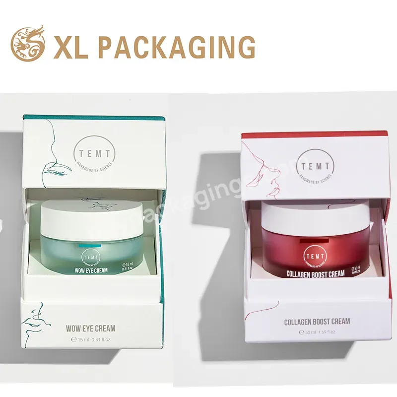 Customized Empty Skin Care Set Colorful Ribbon Beauty Box Cosmetic