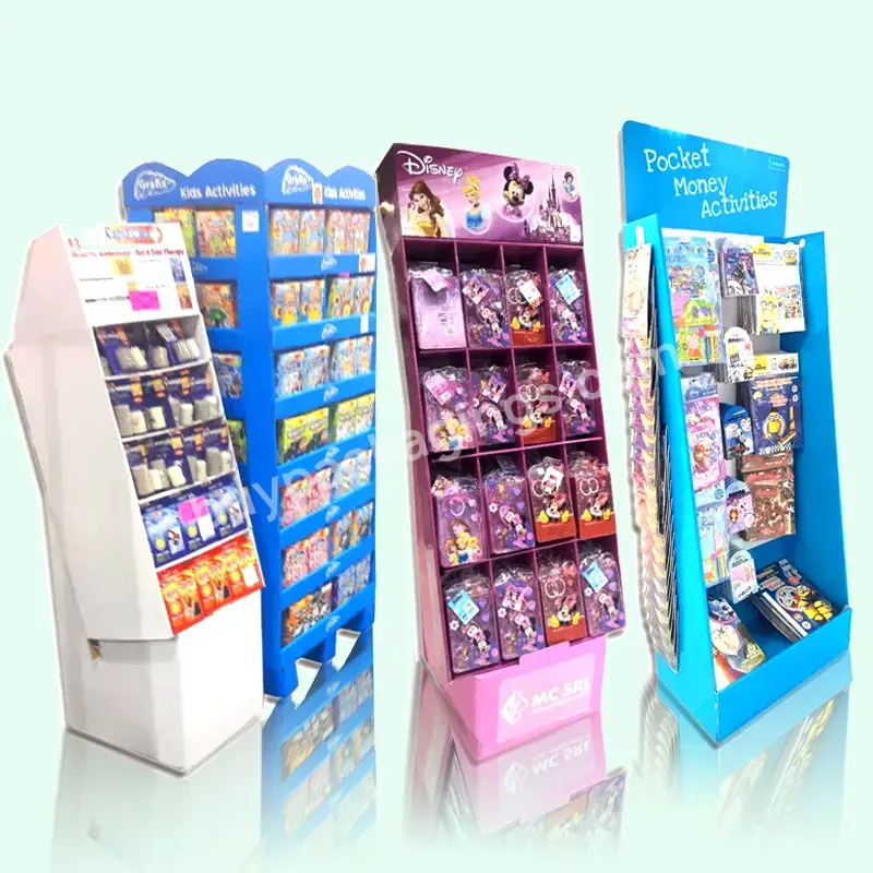 Customized Free Standing Products Display Rack,Exquisite Hello Kitty Products Display Stand