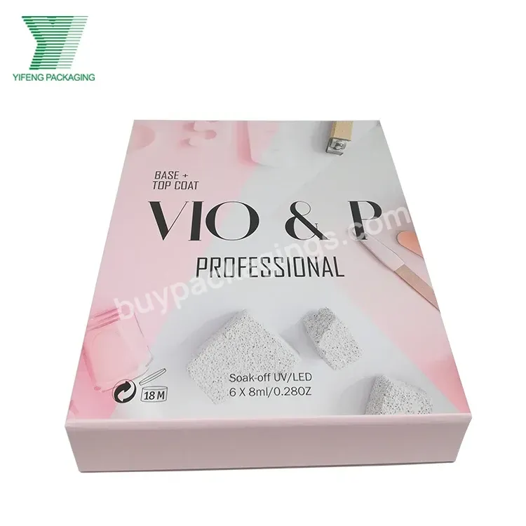 Customized Logo Art Paper Beauty Cream Skin Care Packaging Box Nail Polish Essential Oil Cosmetic Box