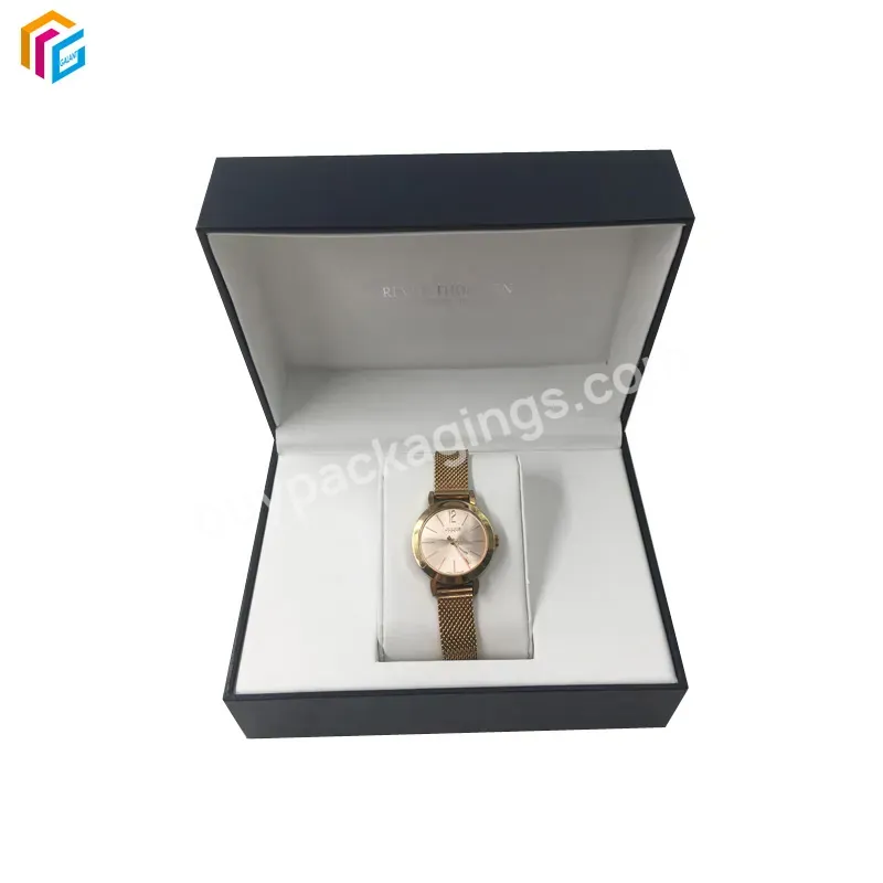 Customized Logo Luxury Watch Matt Black Magnetic Box Package Foldable Magnetic Closure Box Magnetic Gift Box With Foam