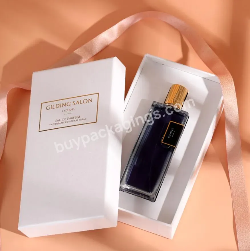 Customized Luxury Perfume Gift Box Package White Perfume Boxes