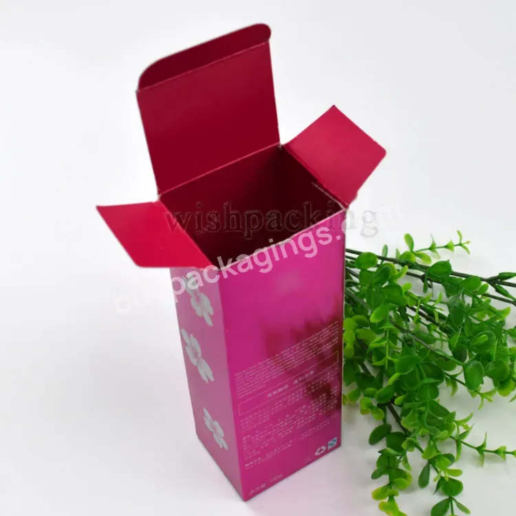 Customized Oem 350gsm Personalized Skin Care Products Cosmetic Jar Collapsible Paper Packaging Box With E Flute Insert