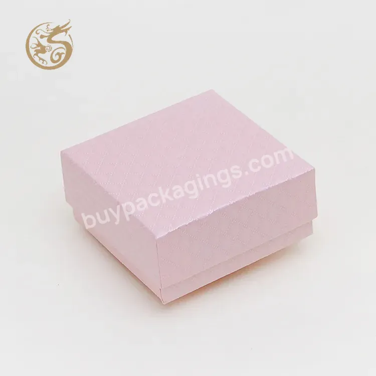 Customized Paper Cardboard Lid Base Jewelry Packaging Box Gift Boxes Necklace Earring Bracelet Ring Jewelry Box With Tray