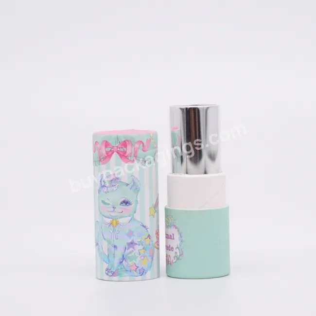 Customized Paper Tube Containers Twist Up Paper Tube For Solid Perfume Deodorant Lip Balm Perfume Packaging Box