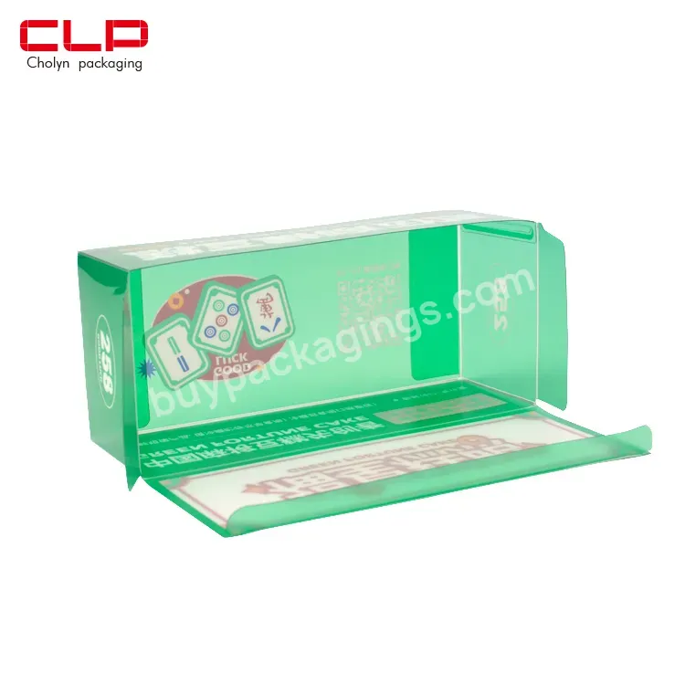 Customized Pet Pvc Pp For Plastic Packaging Boxes For Pastries And Desserts