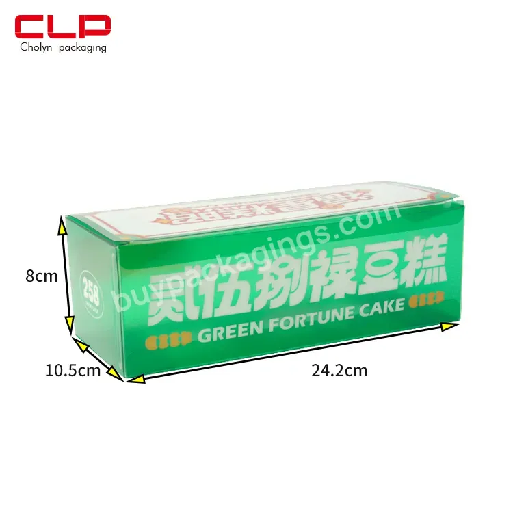 Customized Pet Pvc Pp For Plastic Packaging Boxes For Pastries And Desserts