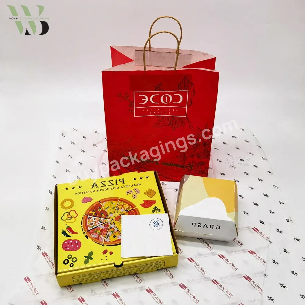 Customized Recyclable Greaseproof Food Grade Takeaway Takeout To-go Paper Box Tray Bag For Street Fast Food Burger Pizza Bread - Buy Custom Printing Various Surface Finishing Choices Including Hot Stamping Spot Uv Matte Hologram Foil Deboss/embossing