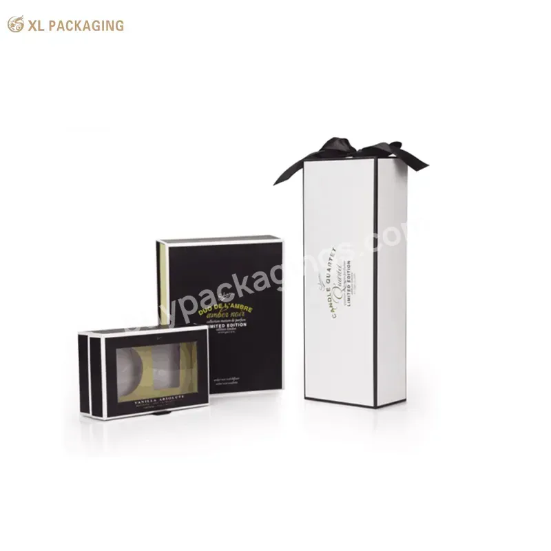 Customized Recycle White Color Cosmetic Paper Box Collection Box With Paper Divider
