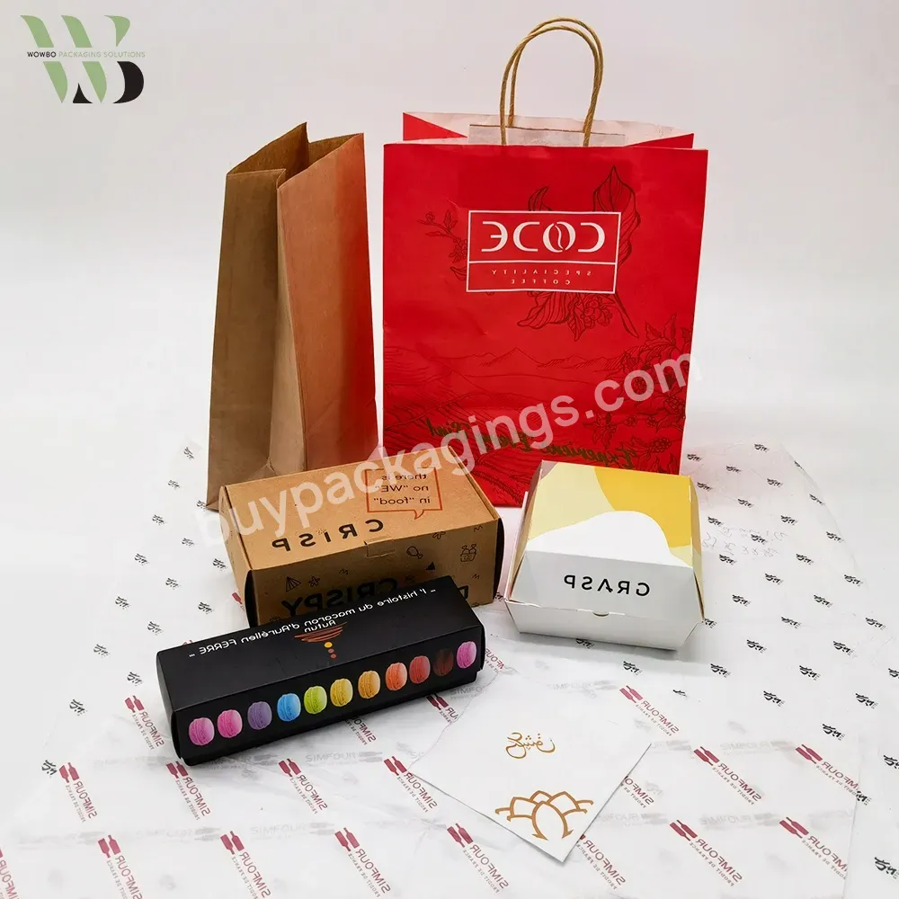 Customized Restaurantware Fast Street Food Packaging Sets With Personalized Printing Design Printed Greaseproof Food Grade Boxes