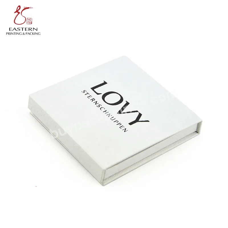 Customized Square Art Paper Flip And Top Box Shape Magnetic Bracelet Paper Packaging Box