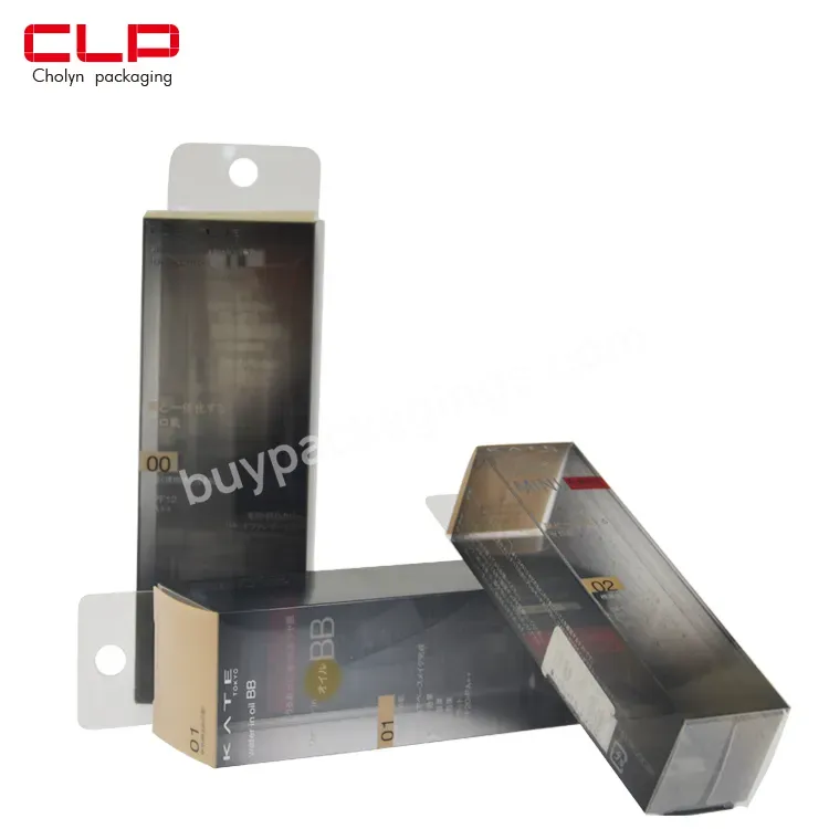 Customized Transparent Plastic Packaging Box For Foundation Make-up Plastic Packaging Skin Care Products