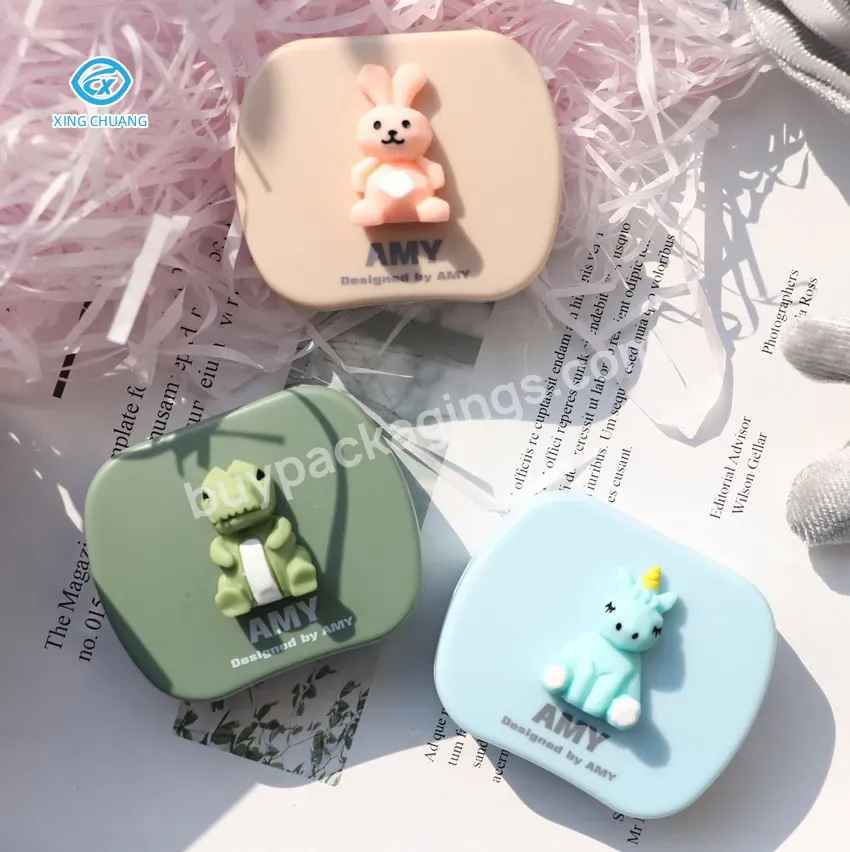 Cute Contact Lens Contact Lens Box Three-dimensional Doll Contact Lens Box Companion Care Box Advanced Sense - Buy Cute Contact Lens Contact Lens Box T,Three-dimensional Doll Contact Lens Box Companion Care Box,Cute Contact Lens Contact Lens Box Thre