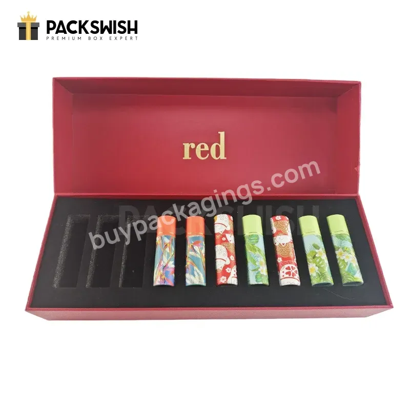 Cute Lip Liner Tint Kit Liquid Lipstick Custom White And Black Lipgloss Set Tube Packaging Box