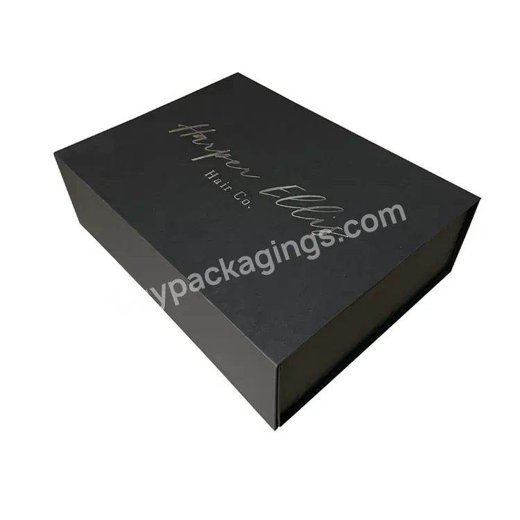 Decorative Cardboard Folding Paper Gift Box With Magnetic Lid Closure