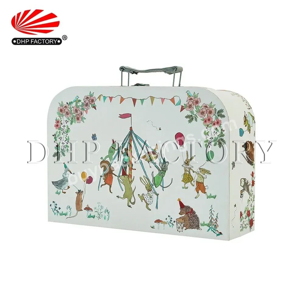 Decorative Custom Printing Luxury Children Clothes Toy Packaging Paper Suitcase Cardboard Baby Box Gifts - Buy Baby Box Gifts,Creative Custom Printed Baby Clothes Packaging Cardboard Suitcase Gift Boxes,Luxury Custom Rigid Cardboard Paper Suitcase Pa