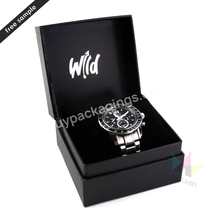 Dongguan Custom Logo Low Moq Modern Branded Watch Gift Boxes Velvet For Watches Safe Roll Display Package
