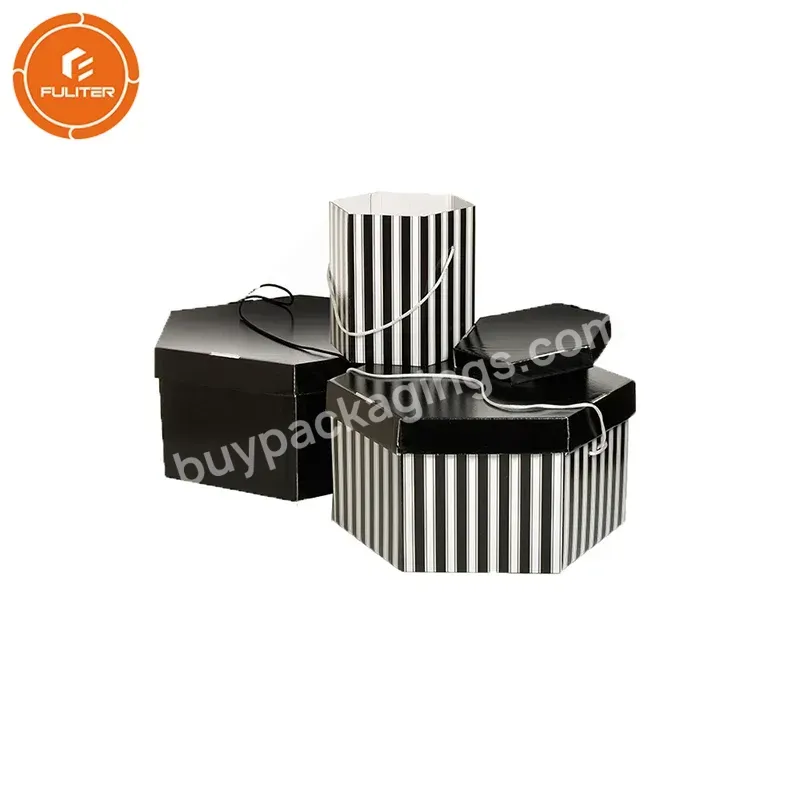 Dongguan High Quality Hexagonal Hat Boxes Cheap Hat Box Folding Wholesale Customized