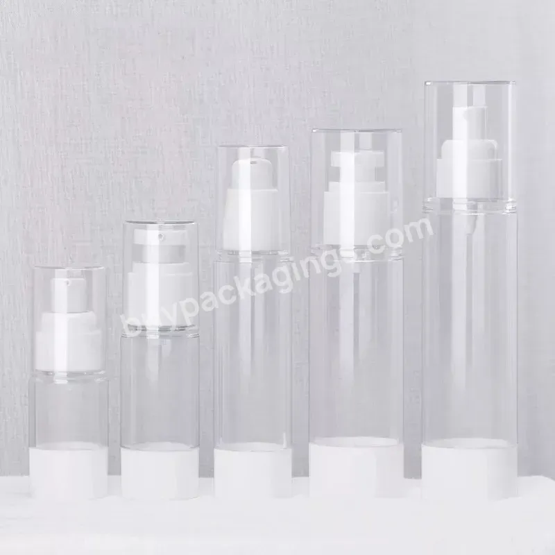 Eco-friend Cosmetic Pressure Serum Pump Bottle Foundation Liquid Fine Oil Bottle Separate Bottle Wholesale