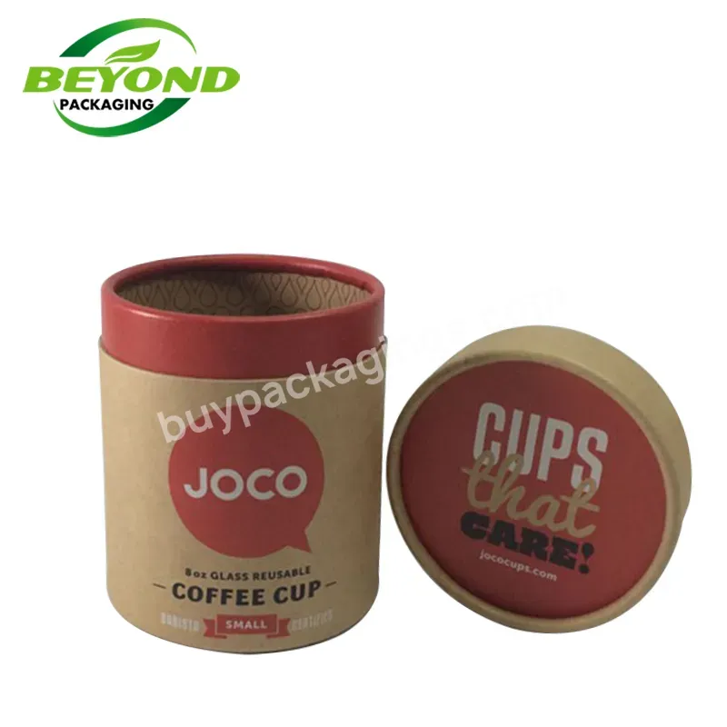 Eco Friendly Biodegradable High Quality Recycled Round Custom Size Cardboard Tea Bag Kraft Paper Packaging