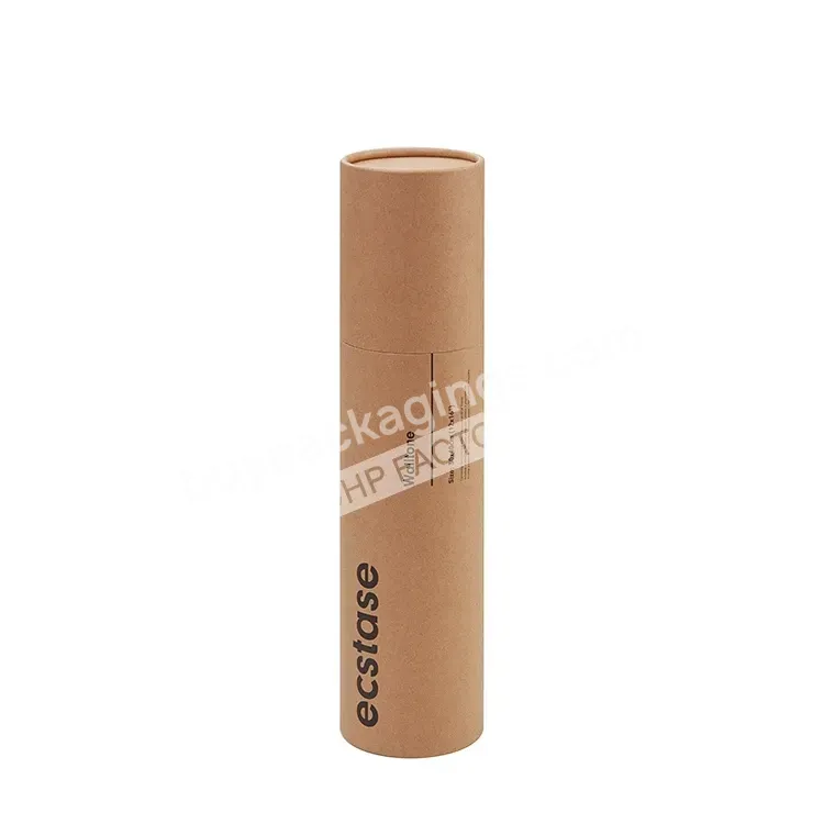 Eco Friendly Cardboard Tube Biodegradable Custom Logo Coffee Cylinder Kraft Packaging Box Paper Tube