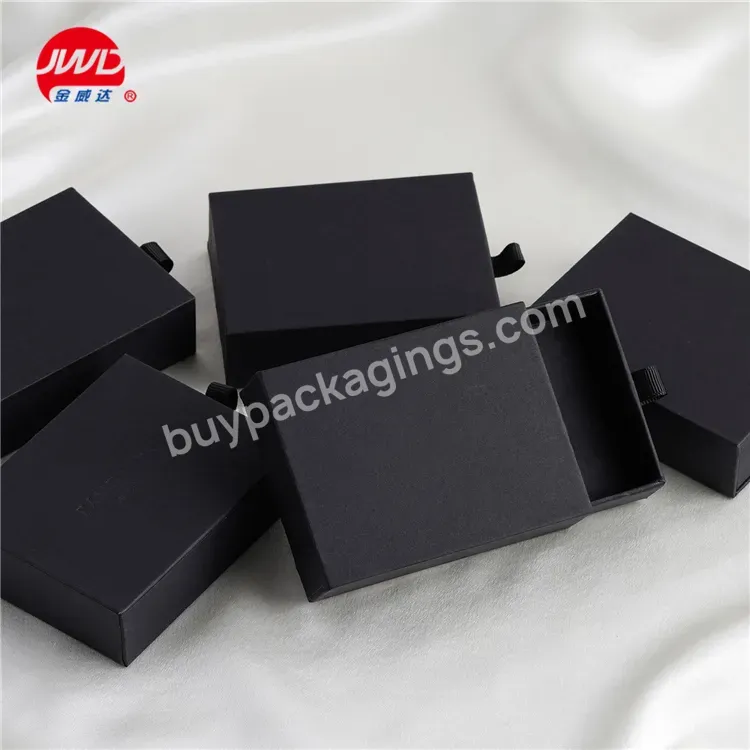 Eco Friendly Custom Logo And Size Rigid Paper Small Drawer Box Jewelry Packaging Pull Out Sleeve Sliding Gift Drawer Box