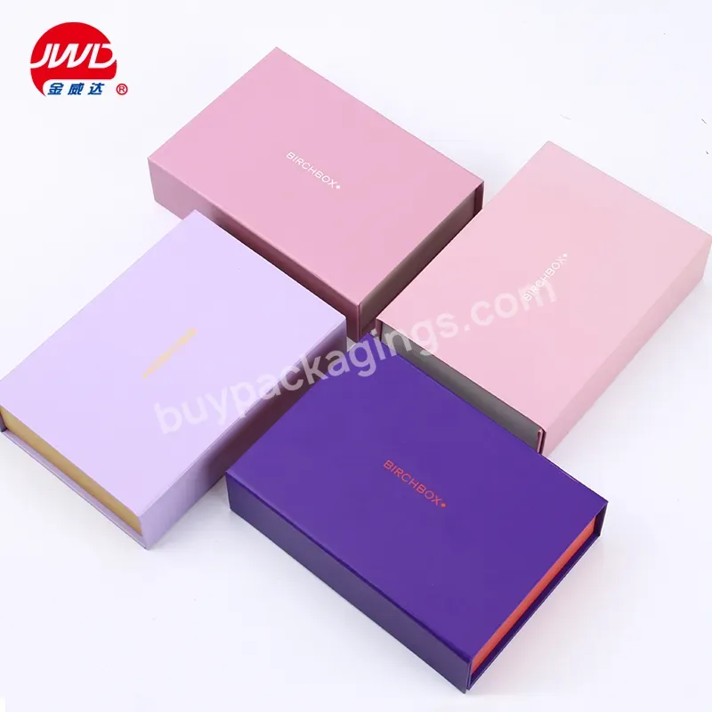 Eco Friendly Custom Magnetic Closure Folding Packaging Box With Magnetic Lid