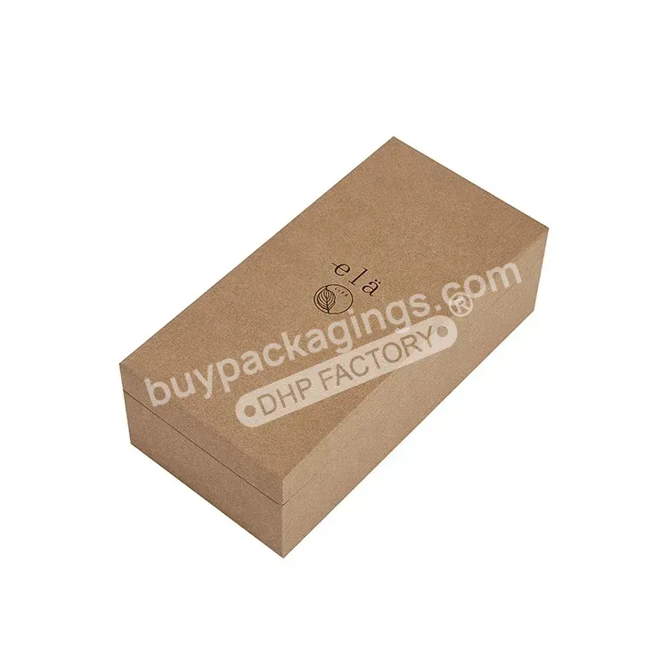 Eco-friendly Kraft Paper Cardboard Custom Logo Candle Bottle Sets Fragrance Flower Gift Reed Diffuser Packaging Box