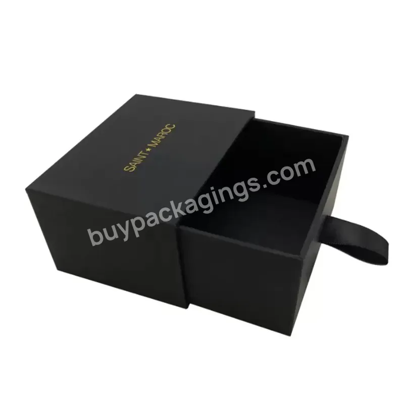 Eco Friendly Low Moq Logo Nail Wholesale Custom Fancy Printed Jewelry Cards Paper Packaging Box For Charm Bracelet Black