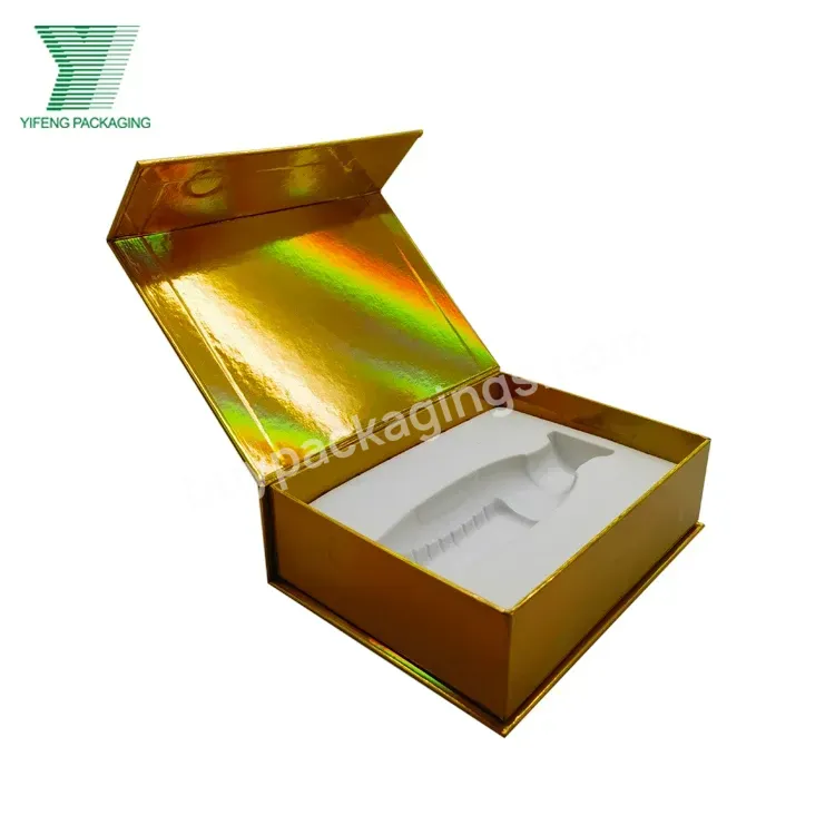 Eco Friendly Matt Eva Lining Magnetic Paper Cardboard Skincare Gift Box Packaging Custom Cosmetic Box
