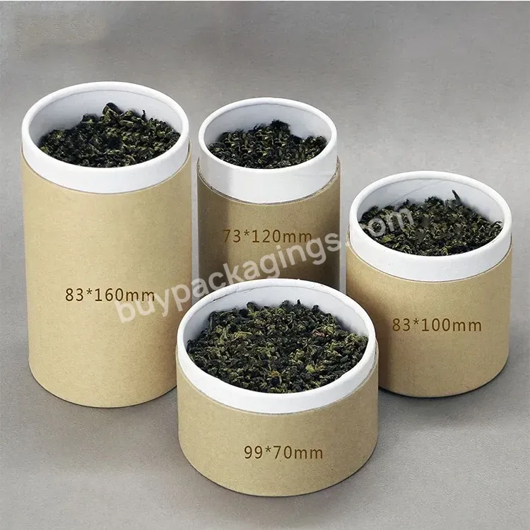 Eco Friendly Rigid Handmade Cardboard Paper Round Creative Packaging Box For Tea
