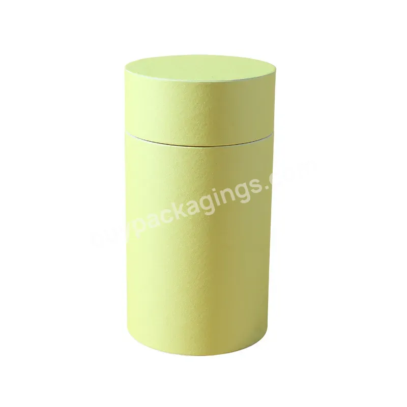 Eco Friendly Twist Up Round Black Package Squeeze Tube Cosmetic Packaging Paper Tube Kraft Tubes Cap Paper Box Can