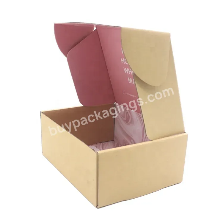 Eco Friendly Wholesale Price Kraft Paper Mailer Box For Monthly Subscription Gifts Box