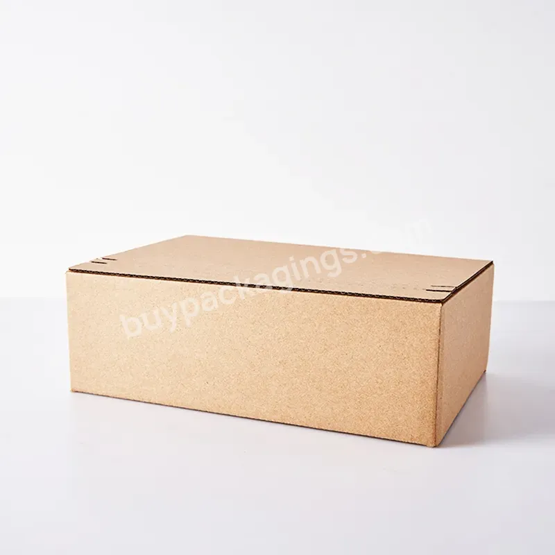 Eco Packaging Factory Custom Logo Printed Corrugated Cardboard Box Shipping Box