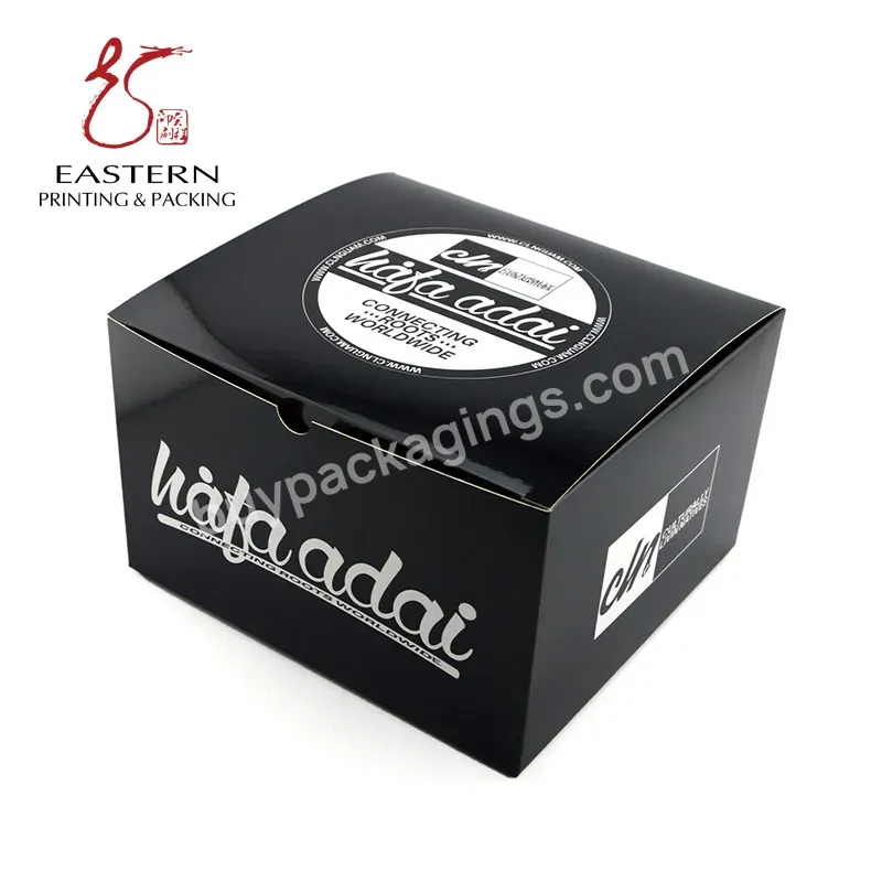 Elegant Good Quality Double Side Printing Color Packaging Clothes Hat Beverages Beautiful Luxury Paper Packaging Box With Logo