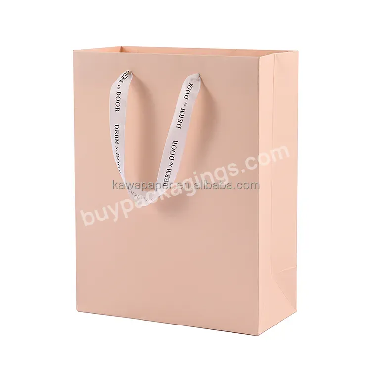 Excellent Quality Custom Logo Printing Recyclable Shopping Paper Bag