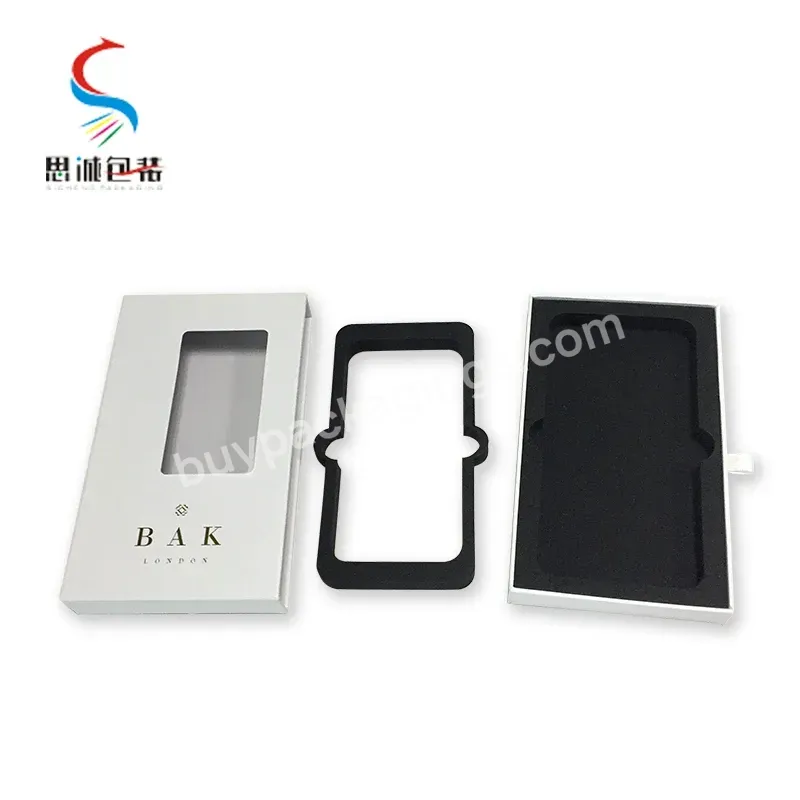 Factory Custom High Quality Cell Phone Case Packaging Box With Sling