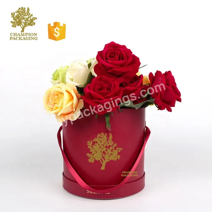 Factory Custom Made High Quality Cardboard Flower Rose Boxes