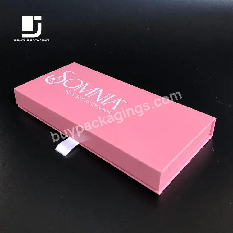 Factory Custom Printing Rigid Paper Eye Sleep Mask Packaging Box