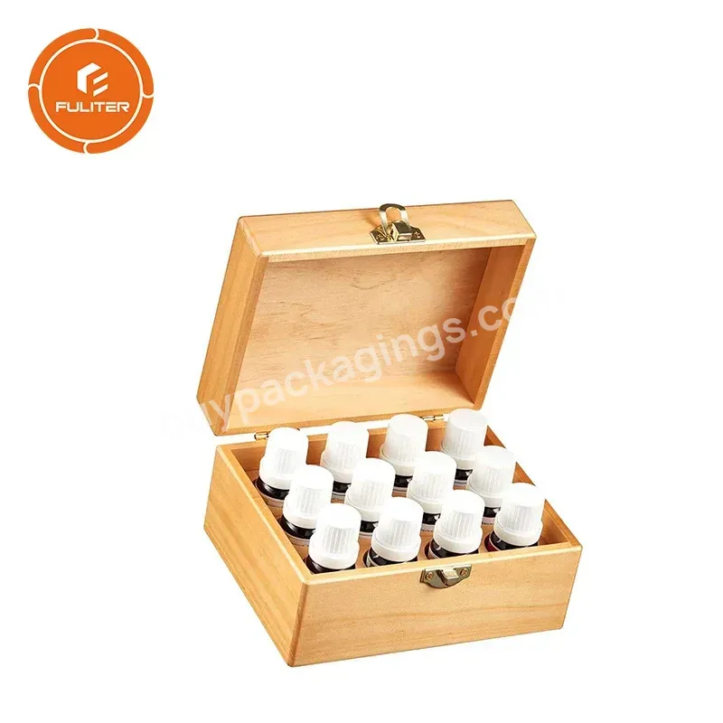 Factory Customized Wooden Sliding Box Doterra Wooden Essential Oil Box For Essential Oils 10ml Glass Bottle - Buy Essential Oil Box,Customized Essential Oil Boxes,Wooden Essential Oil Box Oil Dropper With Box.