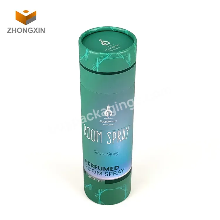 Factory Direct Customized Printing Luxury Design Paper Tube Cylinder Packaging Box Green Paper Tube Custom Cylinder Box