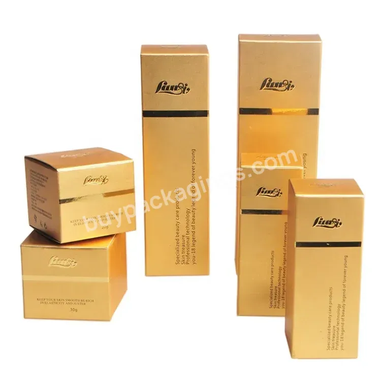 Factory High Quality Custom Print Paperboard Skincare Paper Box Packaging For Cosmetics