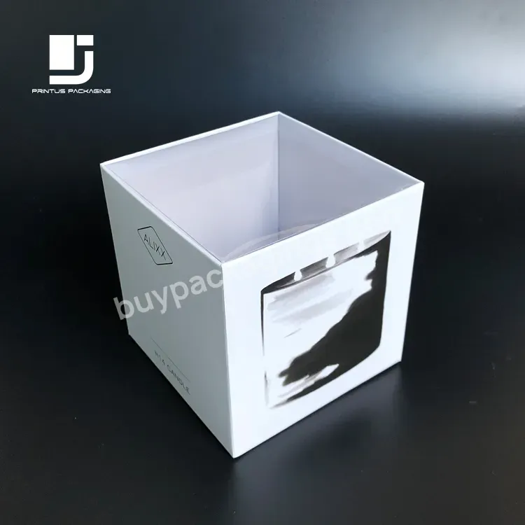 Factory Luxury Custom Paper Printed Gift Candle Storage Box