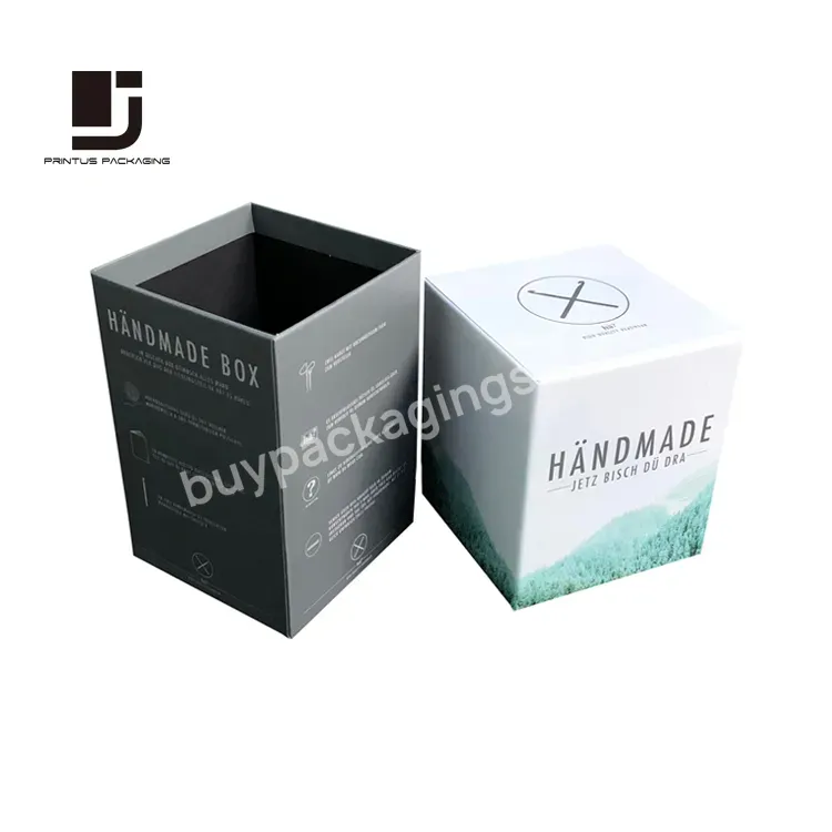 Factory Luxury Paper Candle Packaging Boxes With Custom Logo
