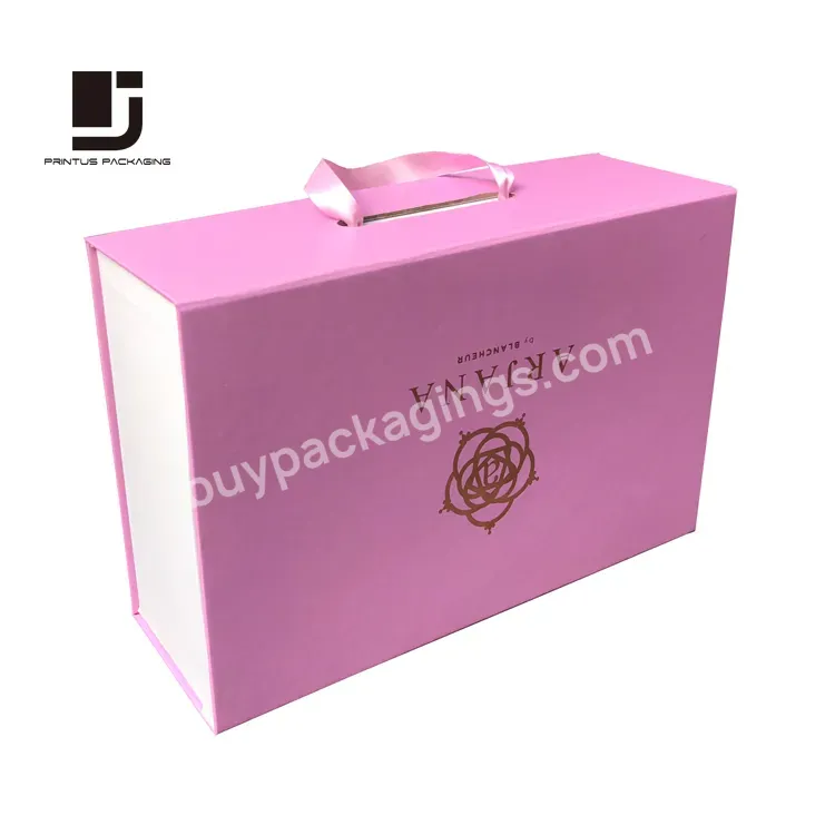 Factory Luxury Paper Printed Fancy Custom Lingerie Packaging Box
