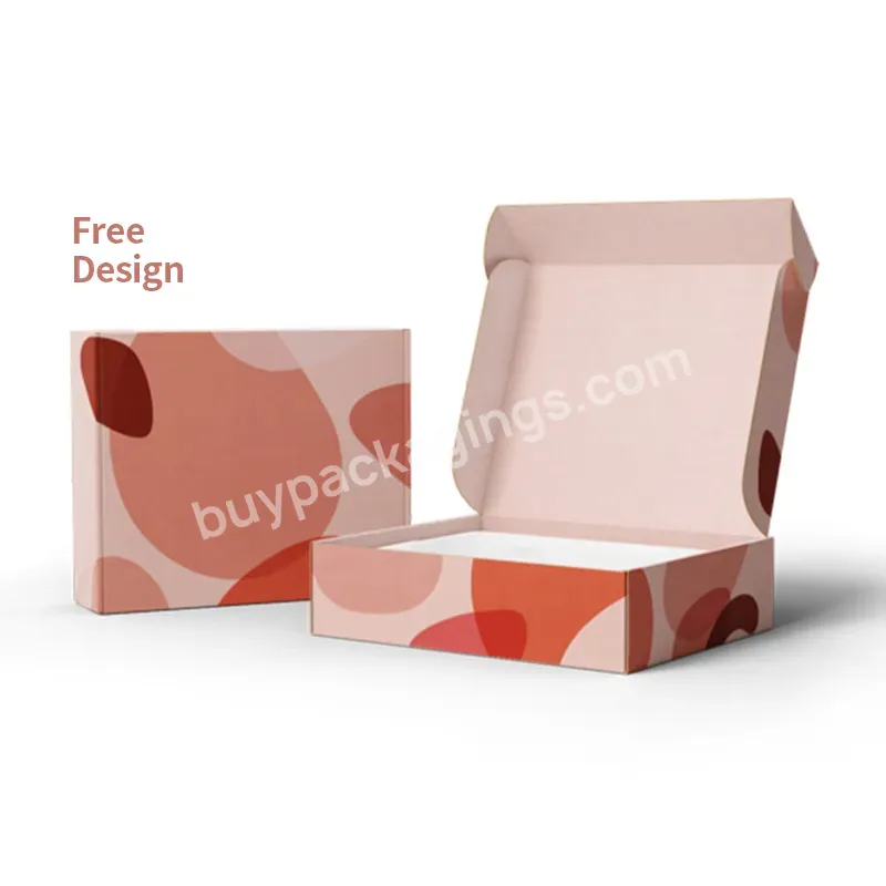 Factory Made Custom Makeup Sets Cosmetics Mailer Box Custom Printed Pink Gift Box For Small Business
