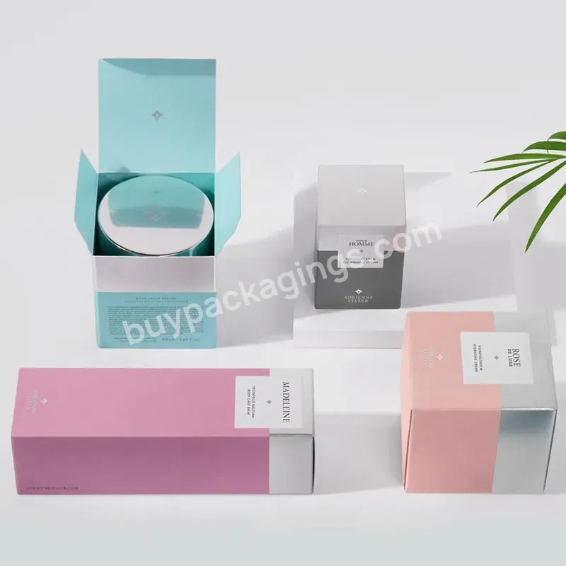 Factory Price Custom Logo Cardboard Paper Packing Cosmetic Packaging Boxes For Skincare Products