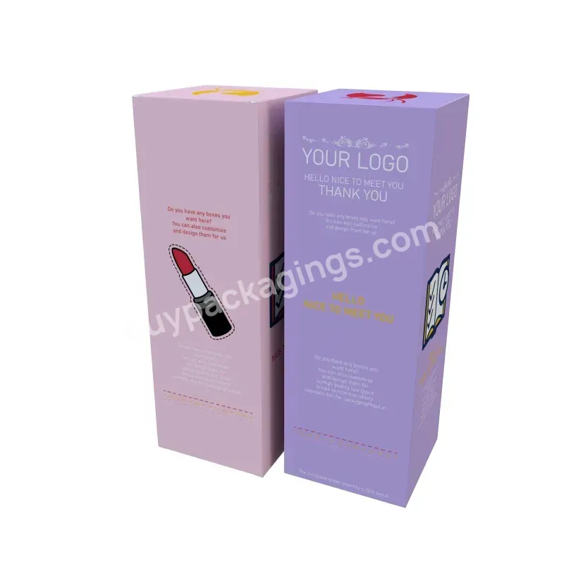 Factory Price Hot Sale Custom Size Skin Care Box Cosmetic Carton Folding Lipstick Packaging Box