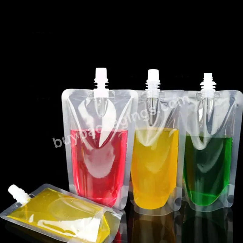 Factory Sale Liquid Cream Packaging Doypack With Spout Shampoo Mini Liquid Spout Pouch For Cosmetic Small Sample